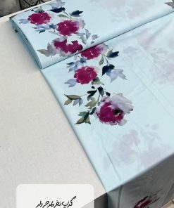 کرپ نخ طرح دار