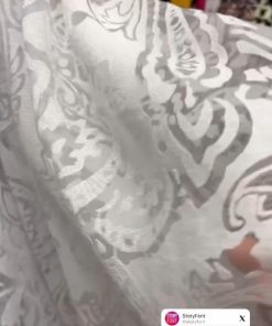 پارچه یاخما شیشه ای طرح پروانه
